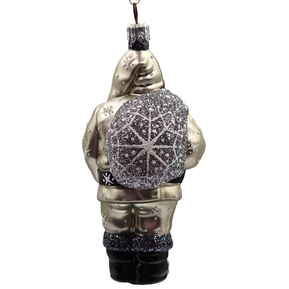 Patricia Breen Nordstrom Santa Claus Platinum Snowflakes Christmas Tree Ornament - Picture 8 of 11